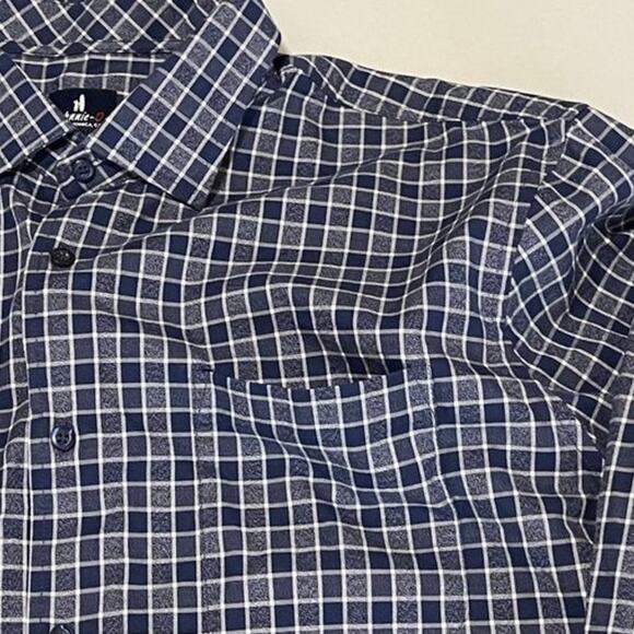 Johnnie O Mitchell Button Down Checkered Shirt Size XX Large New - Picture 9 of 16